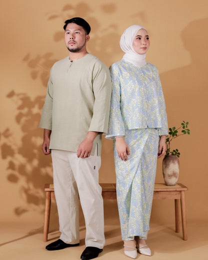 Bunga Kebaya Set in Iris (Blue)