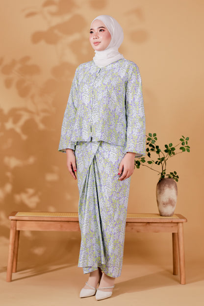 Bunga Kebaya Set in Orkid (Light Purple)