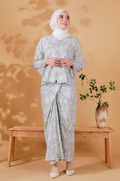 Bunga Kebaya Set in Orkid (Light Purple)