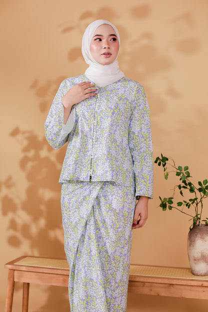 Bunga Kebaya Set in Orkid (Light Purple)