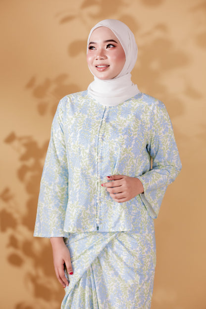 Bunga Kebaya Set in Iris (Blue)