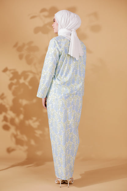 Bunga Kebaya Set in Iris (Blue)